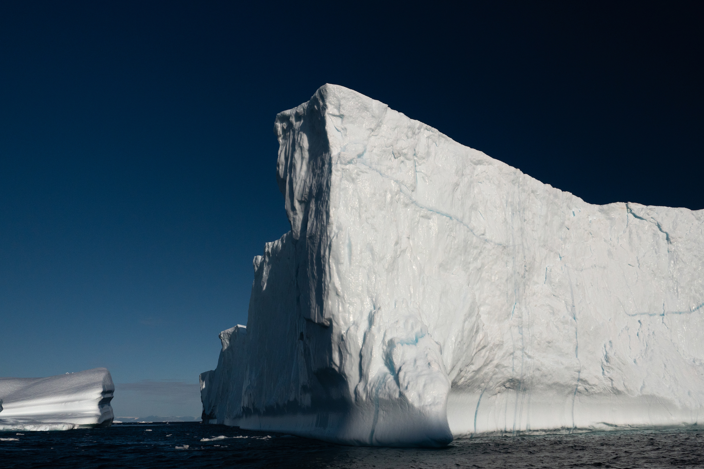 Isberg nära Ilulissat på Grönland.