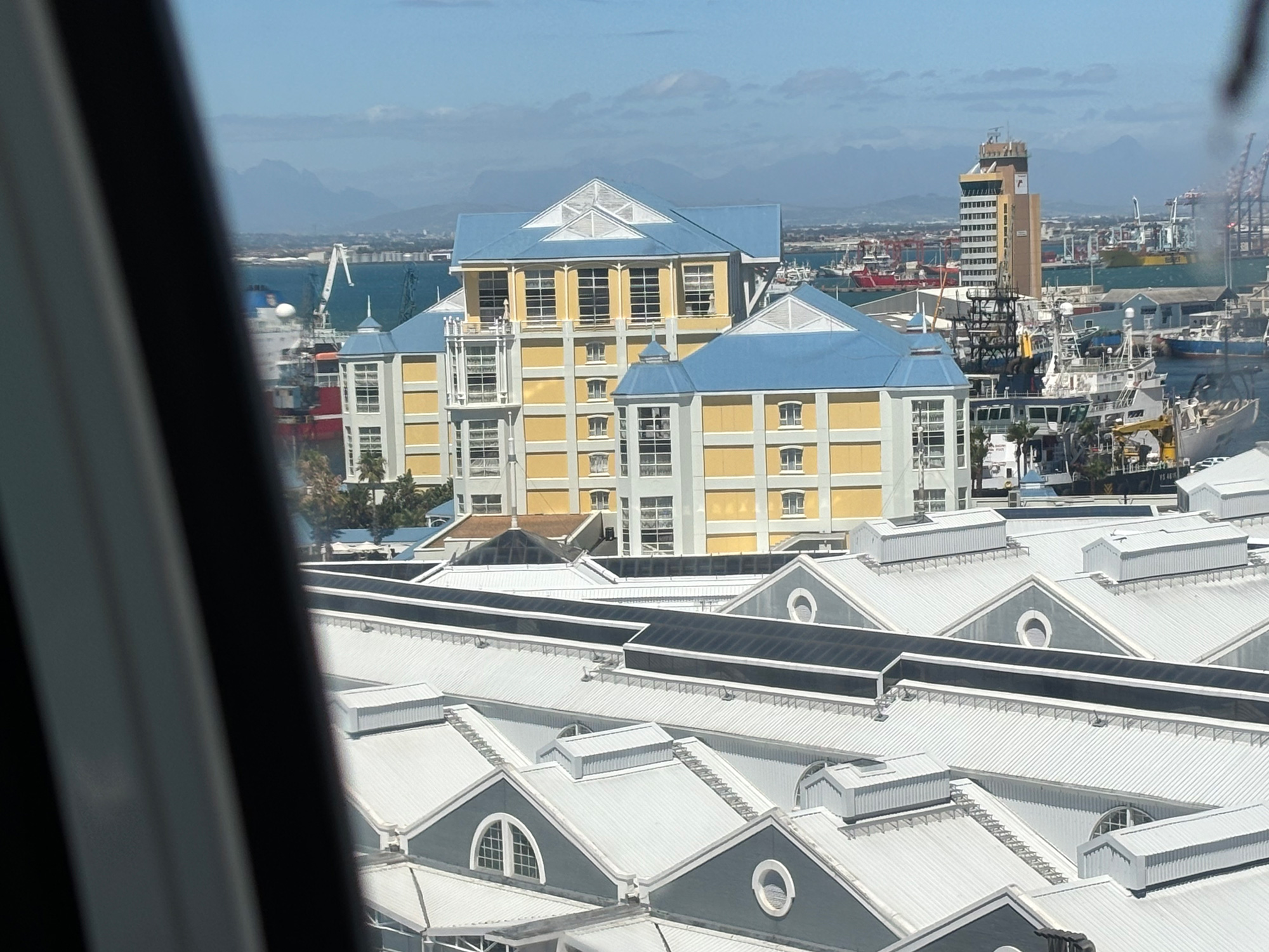 Utsikt från Cape Wheel, Sydafrika.