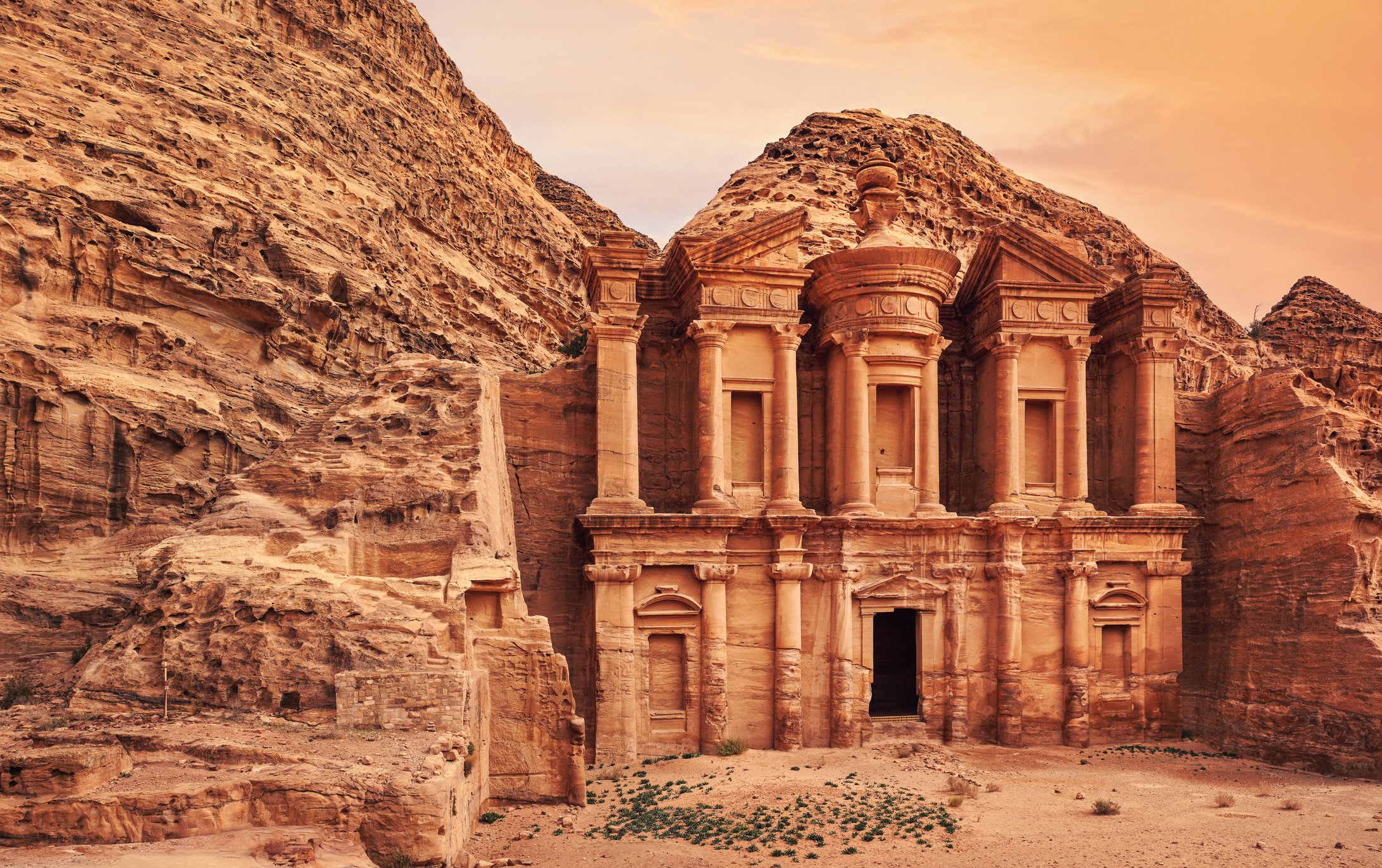 Ad Deir klostret i Petra.