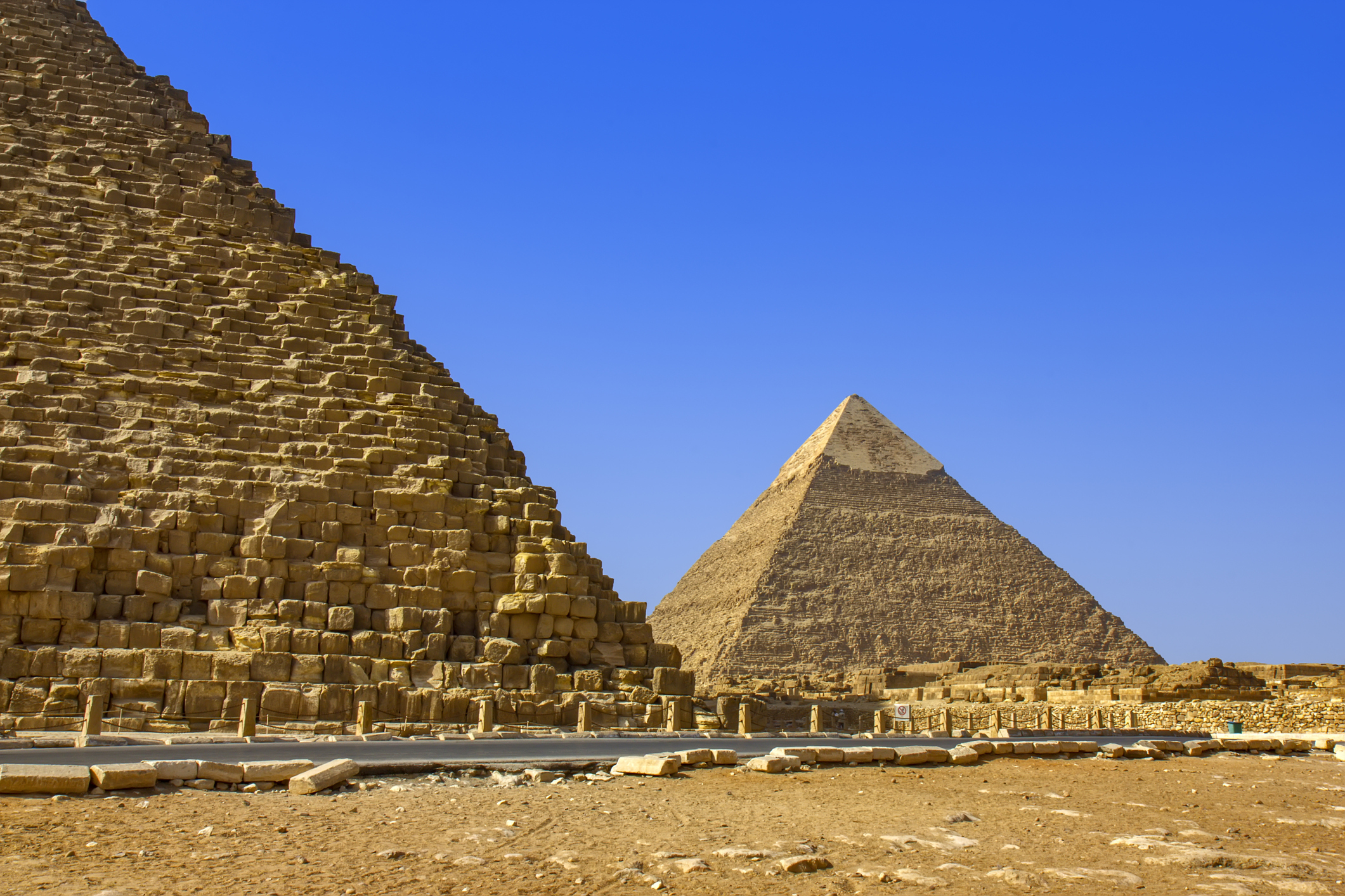 Pyramiderna i Giza, Kairo.