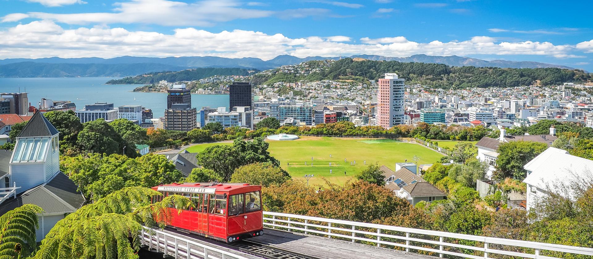 Cable car i Wellington.